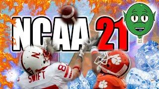 Nebraska vs Clemson College Football Mod Madden 21 2020 CT Turtle PC HD 1080p Gameplay Arcade NCAA