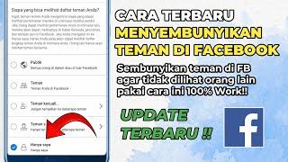 Cara Menyembunyikan Teman di Facebook Terbaru 2024 Agar Tidak Dilihat Orang Lain