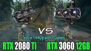 RTX 2080 Ti vs RTX 3060 12GB - Test in 7 Games in 2023