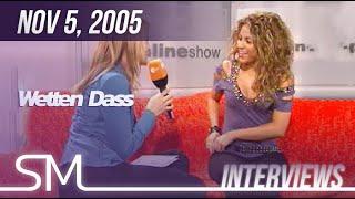 Shakira  2005  Wetten Dass Interview