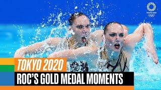 ROCs gold medal moments at #Tokyo2020  Anthems