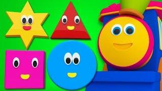 Bob The Train  Shapes Song For Kids And Baby  Adventure with Shapes  Bob Cartoons by Kids Tv