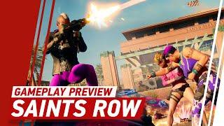 New Saints Row Gameplay - 23-Minutes of Chaotic Varied Fun & Explosive Gameplay