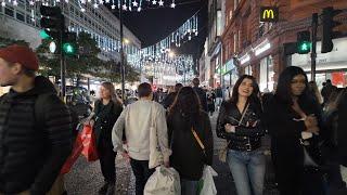 Londons Busiest Shopping Street  Walking Oxford Street  November 2023