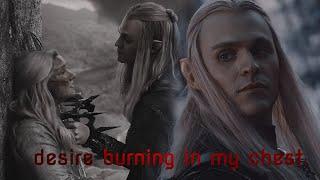 desire burning in my chest.  Sauron + Galadriel