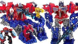 Transformers Prime Cyberverse Optimus Maximus Transformed into battleship #DuDuPopTOY