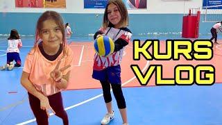 KURS VLOG  Tuananın Voleybol - Eflinin Jimnastik Kursu