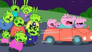 PEPPA PIG Zombie Apocalypse Movie  Peppa Pig Funny Animation