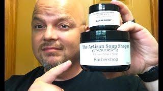 The Artisan Soap Shoppe Barbershop Timeless OC Plisson G7O Thayers