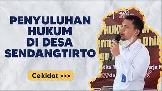 Penyuluhan Hukum di Desa Sendangtirto