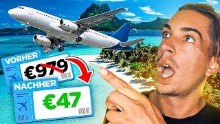 Wie du günstig Flüge buchst - 3 GEHEIME Travel Hacks die dir keiner verrät