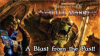 The WAAAGH is back Mark of Chaos Battle March GreenskinsDark Elves Hard Campaign Ep. 1