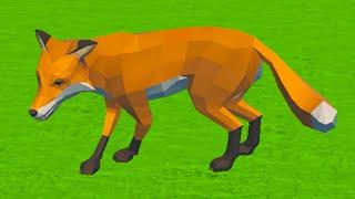 Симулятор Лисы #1 Кид стал маленький лисенок. Семья лис в Fox Family Animal Simulator на пурумчата