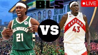 Bucks vs Raptors LIVE STREAM REACTION with scoreboard