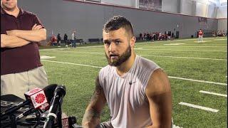 Ohio State TE Cade Stover Speaks After Spring Practice