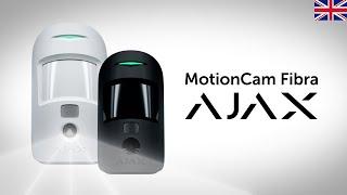 AJAX MotionCam Fibra  Wired Motion Detector with Photo Verification of Alarms