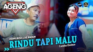 RINDU TAPI MALU - Cantika Davinca ft Ageng Music  Live Alun Alun Madiun