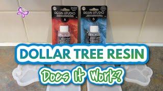 DOLLAR TREE Resin  Does It Work? #dollartreediy #dollartreeresin