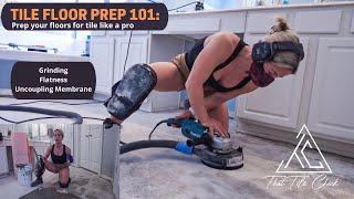 Tile Floor Prep 101  How to prep concrete for tile