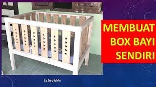 Cara membuat box  bayi  tempat tidur bayi  DIY CRIB