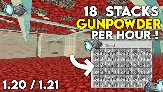 BEST 1.21 GHAST GUNPOWDER FARM TUTORIAL In Minecraft Bedrock MCPEXboxPC