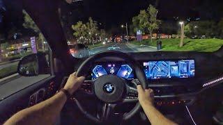 2023 BMW X7 M60i POV Night Drive 3D AudioASMR