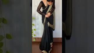 Bollywood style saree  How to Wear nivi saree draping