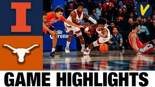 #16 Illinois vs #2 Texas  2022 College Basketball Highlights