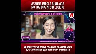 Ayanna Misola binulaga ng ‘batuta’ ni Sid Lucero  ABANTELLILING QUICKIE  DEC. 30 2022