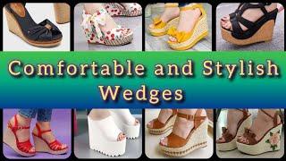 Most Comfortable Wedges Design  Stylish Wedge Heels #wedges #shoesdesign