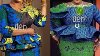 Most Sophisticated Ankara Dress Styles African Wax Print Styles Asoebi Style For Lace Bubu Gown