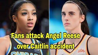 Indiana Fever fans attack Angel Reese over Caitlin Clark accident