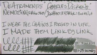Ink Re-Review DeAtramentis Charles Dickens Ink