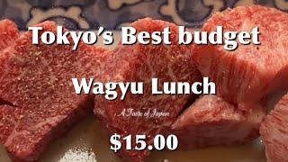 Wagyu Grill Lunch Japanese Food Hida Beef Restaurant in Tokyo Japan【Eat × Meat】