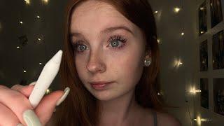 ASMR Tracing & Drawing On Your Face  Layered Sounds