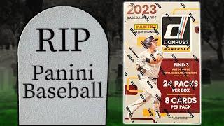 THIS RUINED PANINI BASEBALL...  2023 Panini Donruss Baseball Hobby Box Review