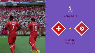 RÉSUMÉ  Coupe du Monde 2022  Suisse - Tunisie  Match 29 J2