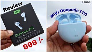 Mivi Duopods F50  TWS earphone under 999  Unboxing and Review in Hindi