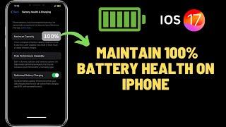 How To Maintain 100% Battery Health on iPhone  Battery Saving Tips. #iphonebatteryhealth #iphone