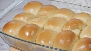 Easy BREAD ROLL Recipe NO MILK NO EGGS NO BUTTER  Best Dinner Roll Recipe  Petits Pains Moelleux