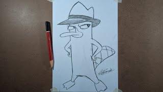 How to Draw Perry the Platypus  Phineas & Ferb