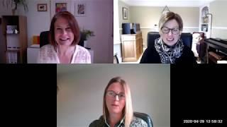 Part 1. Delivering therapy by video call. Alesia & Guest Panellists Dr Sarah Swan & Dr Lucy Hale
