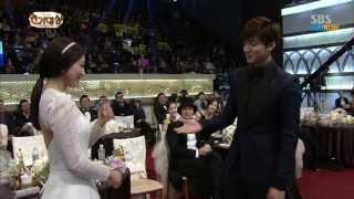 2013SBS연기대상 베스트 드레서상 이민호️박신혜