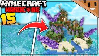 I Transformed the OCEAN into an AMETHYST ISLAND in Minecraft Hardcore #15