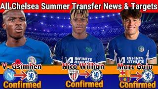 See ALL CHELSEA Confirmed Latest Summer TRANSFER News & Rumors Transfer Targets 2024 With Osimhen