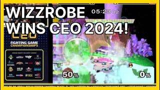 Wizzrobe wins CEO 2024 VGBootCamp  Smash Melee Highlights