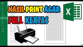 CARA PRINT AGAR FULL KERTAS DI EXCEL  FIAN COMPUTER