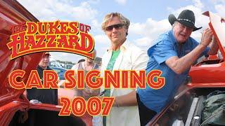 John Schneider at Cooters & Dukes of Hazzard cast signing cars