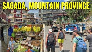 SAGADA MOUNTAIN PROVINCE - Virtual Walking Tour  Exploring SAGADAs Streets Market Souvenir Shops