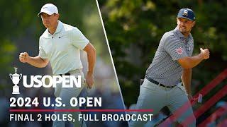 2024 U.S. Open Final 2 Holes Full Broadcast  Bryson DeChambeau & Rory McIlroy Battle at Pinehurst